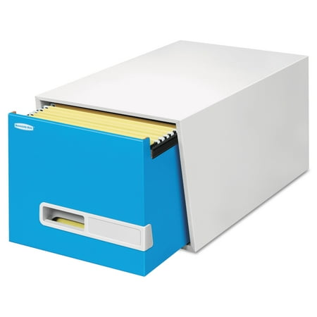 Bankers Box Stor/drawer Premier - 24" Letter, Blue - Stackable - Heavy Duty - 11.5" Height X 14" Width X 25.5" Depth External Dimensions - Steel, Plastic - Blue, White - File (FEL3794001)