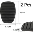 thumbnail image 2 of 2 Pcs Car Pedal Covers,Black Anti Slip Car Pedals Cover Adjustable Rubber Clutch Brake Protection Pads Car Foot Pedals Pad Replacement Kit Universal Fit Cars Non-Slip Driving Automobile Accessories, 2 of 7