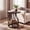 Brown & Black, variant on Tribesigns 2-Tier Round Side Table, Industrial End Table Bedside Table with Metal Frame & Open Shelf for Couch Side, Living Room (1PC, Brown & Black)