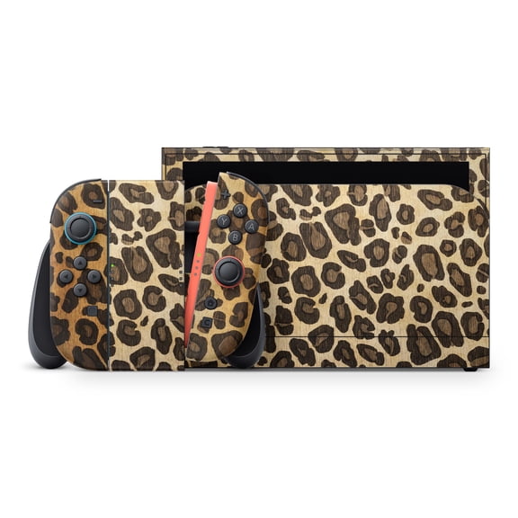 DesignSkinz Vibrant Leopard Print V23 Full-Body Skin Decal Wrap Cover for Nintendo Switch 2