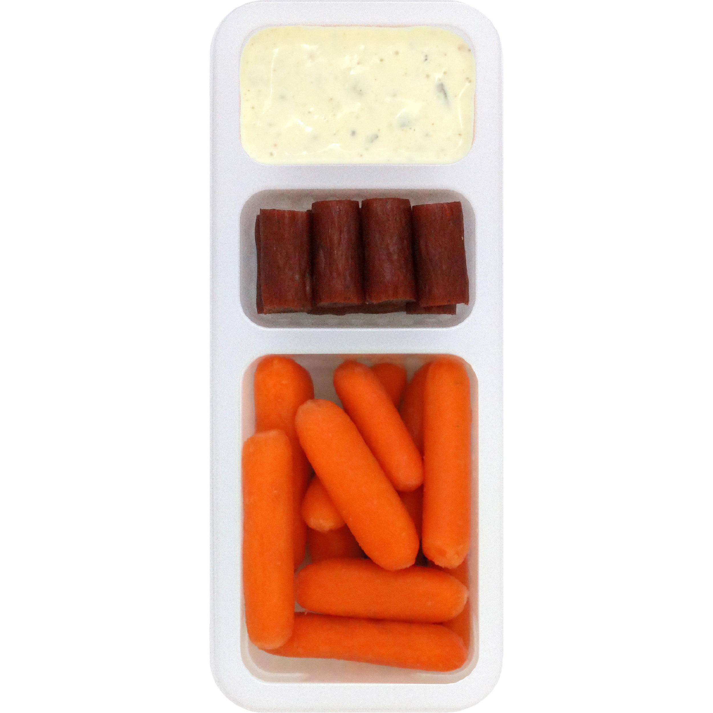 PRO2snax Baby Carrots, Turkey Sausage Bites & Jalapeño Ranch Dip, 3.00oz