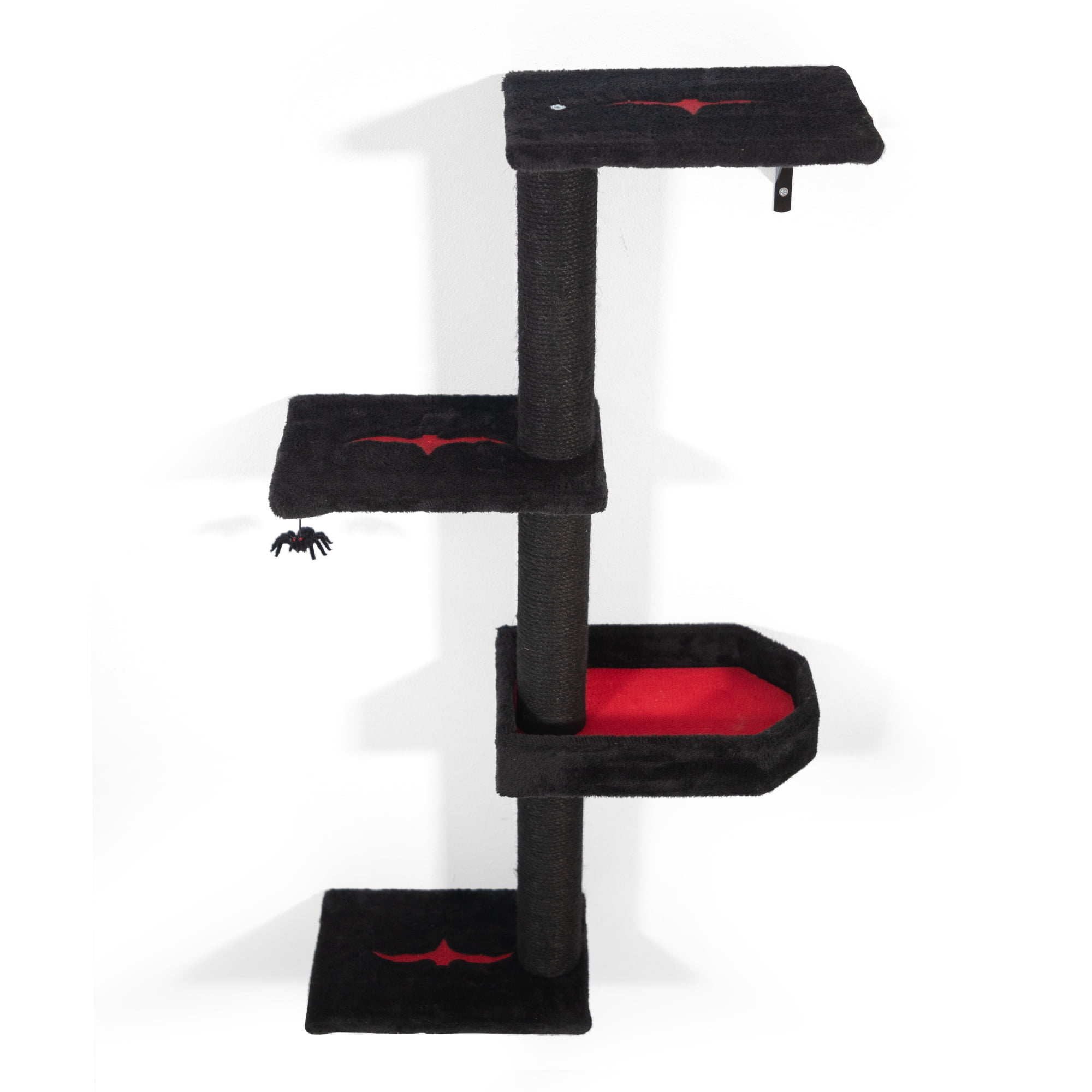 Pefilos Cat Wall Shelves and Perches Set for 5, Cat Tower for Adult Cats Mounted Cat Tree House for Large, Indoor Cat Sleeping Playing Lounging Climbing Furniture, Gothic Pefilos Cat Wall Shelves and Perches Set for 5, Cat Tower for Adult Cats Mounted Cat Tree House for Large, Indoor Cat Sleeping Playing Lounging Climbing Furniture, Gothic