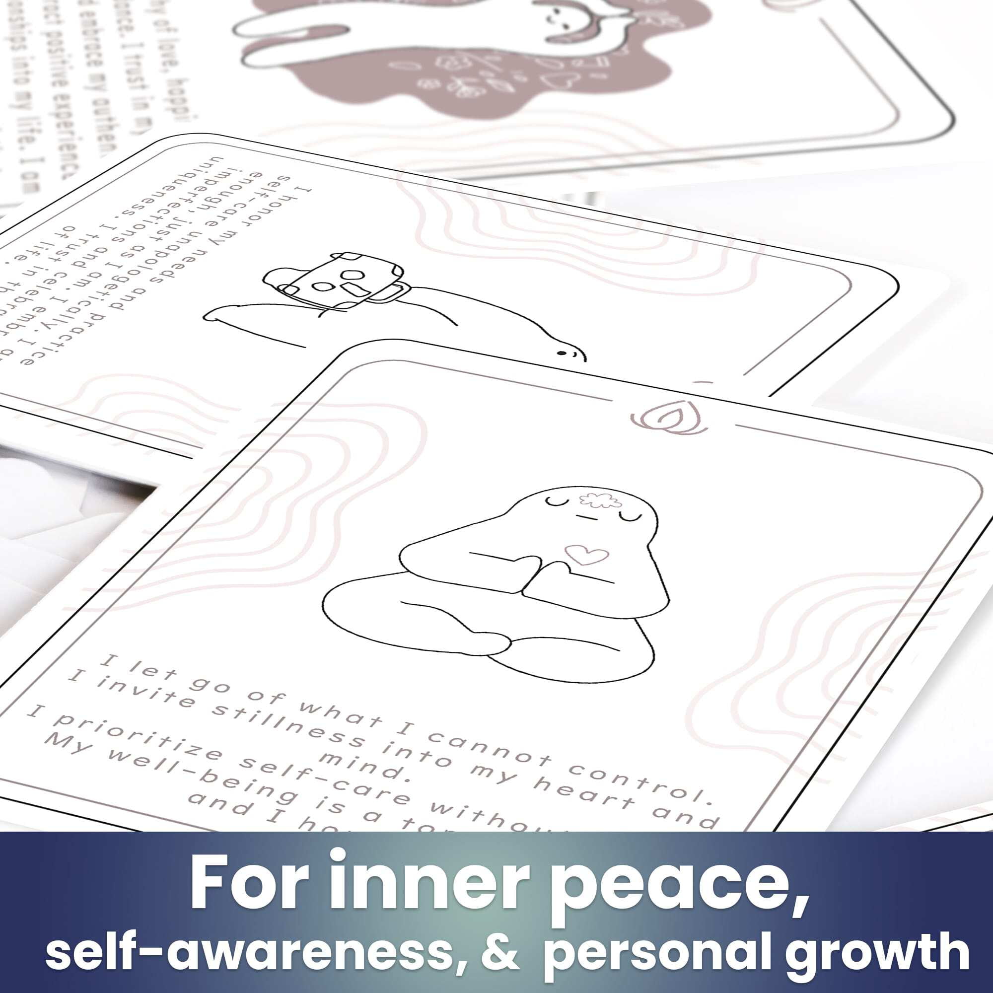Quokka Meditation Affirmation Cards for Women– 120 Card Stress Relief & Mindfulness Gifts
