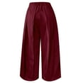 thumbnail image 4 of Casual Pants for Women Wide Leg Pants Woman Stylish Women's Casual Pants Relaxed Fit Wide Leg Trousers With Elastic Waist For Everyday Wear And Outfits Ideal For Comfortable Daily Use, 4 of 4