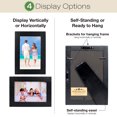 thumbnail image 3 of Excello Global Products EGP-HD-0339 Rustic Wooden Picture Frames, Includes Three 4" x 6" Photo Frames for Gallery, Wall, Black, 3 Pack, 3 of 5