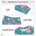 thumbnail image 4 of Flamingo Bow Pattern Cotton Pajamas 2 Piece Set Sleepwear Soft and Comfortable Homewear Nightwear, 4 of 7