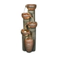 thumbnail image 2 of 39.7’’H 5-Tier Relaxing Outdoor Indoor Garden Water Fountain Decor - for Contemporary Design for Garden, Patio, Deck, Porch, Backyard and Home Art Decor, 2 of 10