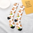 thumbnail image 4 of Daiia Sports Socks Kawaii Shiba Dog Printed Novelty Crew Socks for Men Women Knee High Socks Cotton Socks Soft & Breathable Support Unisex Socks, 4 of 9