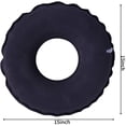 thumbnail image 2 of 1 Pcs Flocking Inflatable Seat Cushion,Round Anti-Decubitus Seat Cushion,Breathable Chair Backrest with Air Pump,Portable Butt Cushion,Ideal for Prolonged Sitting Dark Blue, 2 of 7