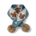 thumbnail image 2 of Women's Neckerchief Children Cartoon Snowman Santa Shawl Wrap Scarf Cartoon Pendant Bib Warm Scarf Thermal Scarf, Women's Accessories Neckerchief, 2 of 4