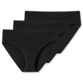 thumbnail image 1 of SCHIESSER calzoncillos para señoras en paquete de 3 - Jazz-Pants, Cotton Essentials, Basic, Stretch Schwarz 38 (Gr. Medium), 1 of 4