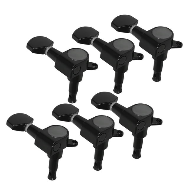 Hytrove 6Ud De Afinación Para Guitarra Eléctrica Y Acústica Color Negro Preciso Y Duradero