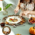 thumbnail image 3 of Bwiyojiz Christmas Decorations Home Decoration Pumpkin Fall Placemats 15.7x15.7"Thanksgiving Harvests Vintage Table Mats for Party Catering, Gifts for Yourelf, Multicolor, 3 of 6