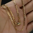 thumbnail image 6 of K-KED Bulk 20Pcs Gold Plated Figaro Chain Necklace 16-30inch Delicate Jewelry for Men Women-16"-20pcs, 6 of 7