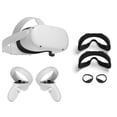 thumbnail image 1 of 2020 Oculus Quest 2 All-In-One PC VR Headset 64GB Christmas Holiday Family Bundle, Advanced Vitual Reality Gaming Headset, Mytrix Fit Pack Bundle, 1 of 6
