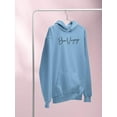thumbnail image 3 of Bon Voyage Hand Drawn  Hoodie Women -Image by Shutterstock, Female 3X-Large, 3 of 4