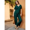 thumbnail image 2 of Woman Within Plus Size Wide-Leg Texture Knit Pant, 2 of 5