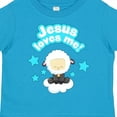 thumbnail image 4 of Inktastic Jesus Loves Me Cute Lamb and Stars Boys or Girls Toddler T-Shirt, 4 of 5