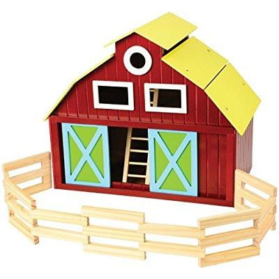 wooden barn playset