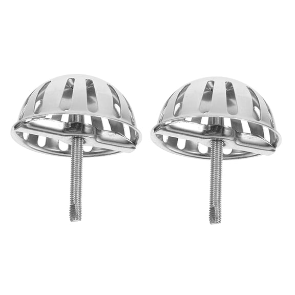 WHAMVOX 2 Pcs Urinal Strainer Urinal Funnel Cover Man 7.50X6.00X6.00CM Silver