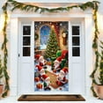 thumbnail image 6 of Kumdkd 35 x 72 inch Christmas Door Cover - Santa Claus Design, Durable Polyester, Easy to Install & Versatile for Doors/Walls/Table‌, 6 of 6