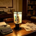 thumbnail image 6 of Vintage Telephone Booth Desk Lamp, 8.6 Inch LED Night Light with Realistic Payphone Interior, Retro Table Lamp for Bedroom Study or Themed Decor, 6 of 9