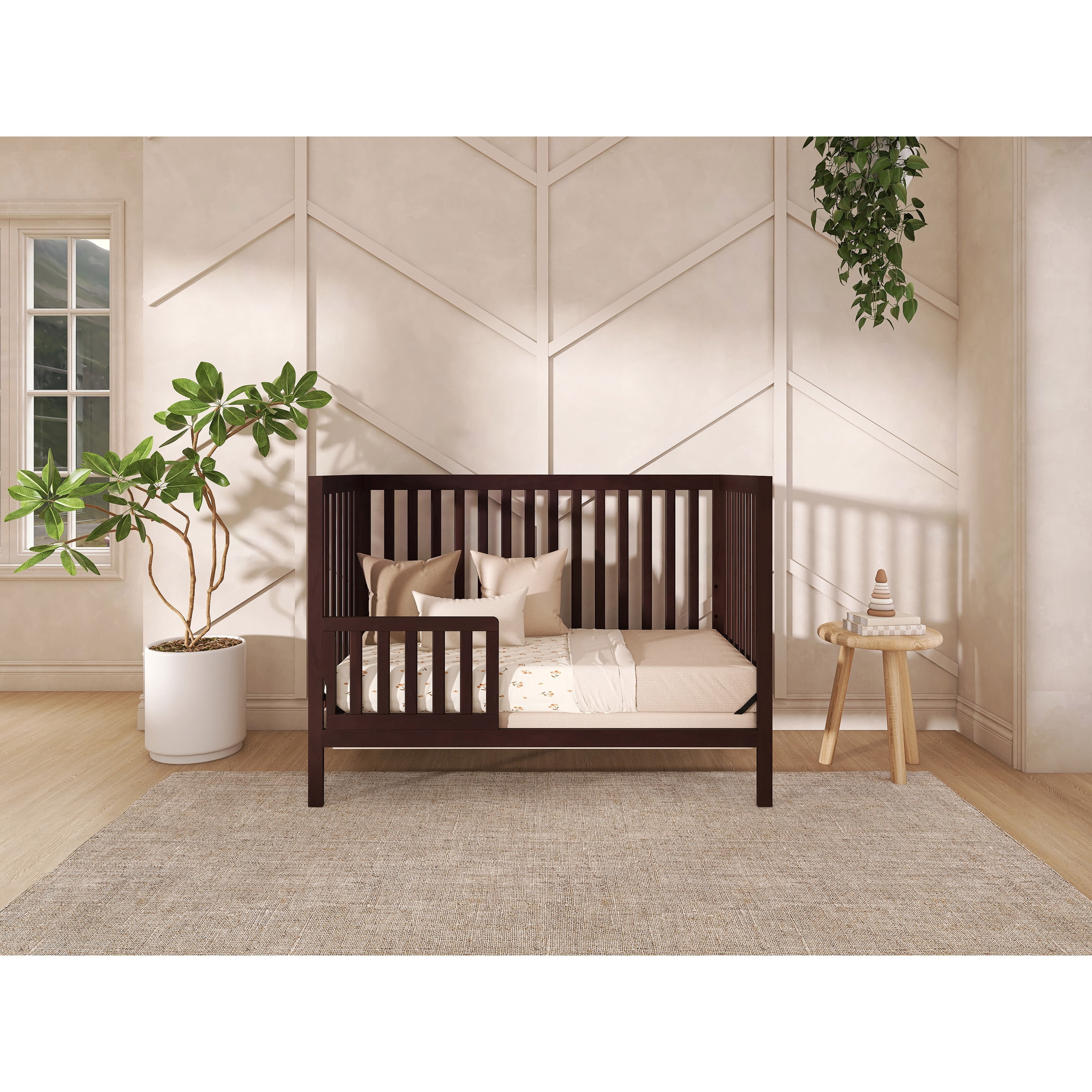 Nursery Bundle, Dream On Me Synergy MOD Crib in Espresso and Crib & Toddler Mattress Bundle