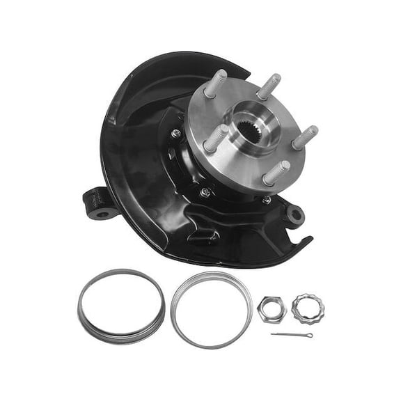 Front Right Passenger Side Wheel Bearing Hub Assembly - Compatible with 1997 - 2001 Toyota Camry 2.2L 4-Cylinder (with 14 Inch Wheels) 1998 1999 2000