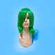 thumbnail image 3 of Peluca Verde Esmeralda Agua Corta Bob para Cosplay verde Unitalla Lymalimoon SW-BOB-Verde_Mar, 3 of 6