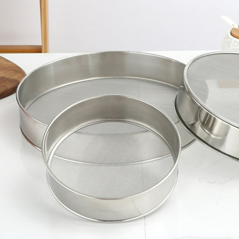 Mesh Flour Sifter Pp High Quality Stainless Steel Multifunction