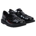 thumbnail image 1 of Kickers Girls Stardust Patent Leather T-Bar School Shoes, 1 of 6