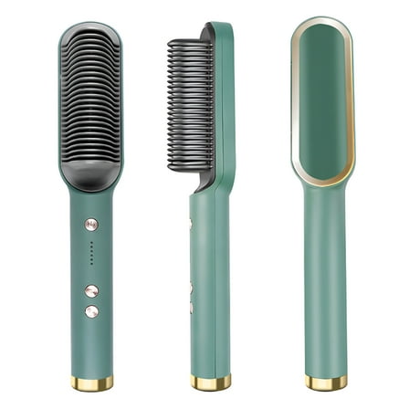 HIBIBUD Hair Straightener Straight & Curly Dual Uses Ceramic Tourmaline Ionic Flat Iron Curler Fast Heating for Wet & Dry Hair