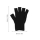 thumbnail image 2 of GOOHOCHY Guantes negros de protección solar para medio dedo, manopla de entrenamiento, guantes cortos de protección UV para arte de uñas, ciclismo al aire libre, escalada, 2 of 8