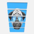 thumbnail image 2 of Pug Dog with Mirror Sunglasses - Animal Canvas Art Print, 2 of 3