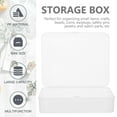 thumbnail image 2 of Luxshiny 12Pcs Rectangular Hardware Storage Box Organizing Bins With Lids For General Users, 2 of 8