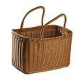 thumbnail image 4 of HOMEMAXS  Woven Bag Arrangement Seagrass Home Decor Basket Baskets Shopping Brown, 4 of 7