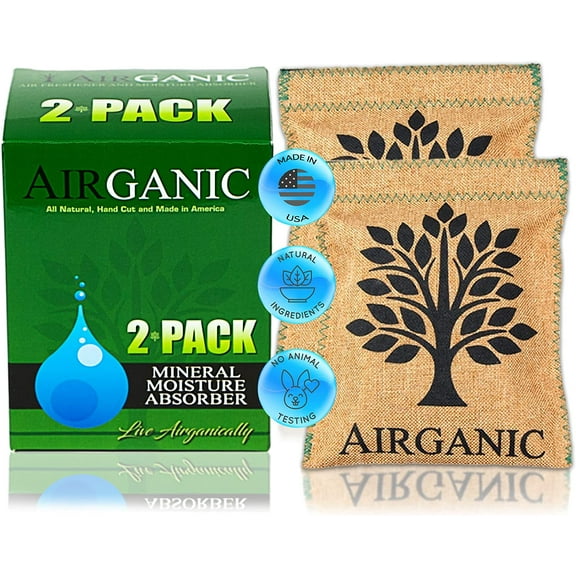 Airganic, Moisture Absorbers, Made in USA, Fresh Soap Scent, Reusable