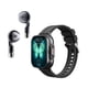 thumbnail image 1 of Tholdsy Reloj deportivo Bluetooth con combinación inteligente y control de presión Relojes inteligentes negro Tira de silicona, 1 of 6