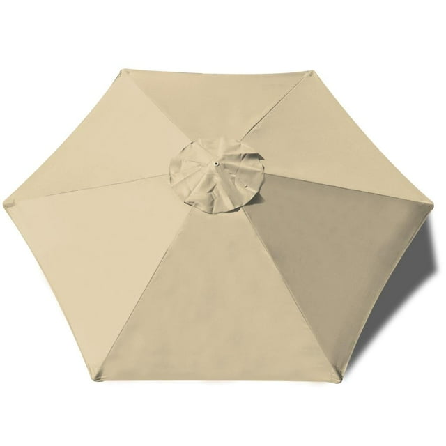 EliteShade Beige Replacement Canopy for Round 7.5FT Patio Umbrellas