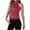 Brick Red, variant on Women's Halter Tank Tops Satin Silk Backless Sleeveless Summer Camisole Going Out Top (Red, S)