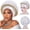 White, variant on Elegant Gele Turban Cap for Women, Fashionable Headwrap Cap, -inspired Headbands, Nigerian Wedding-specific, No-tie Female Headpiece, Party Hair Accessories (White)