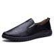 thumbnail image 4 of Zapatos de hombre de marca de lujo 2021, mocasines informales sin cordones, mocasines para hombre, zapatos de conducción negros italianos para hombre (26,5 cm), 4 of 4