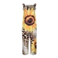 thumbnail image 4 of YUNAFFT Women's Summer Casual Jumpsuits Women's Summer Casual Solid Romper Long Playsuit Strap Printing Jumpsuit, 4 of 6