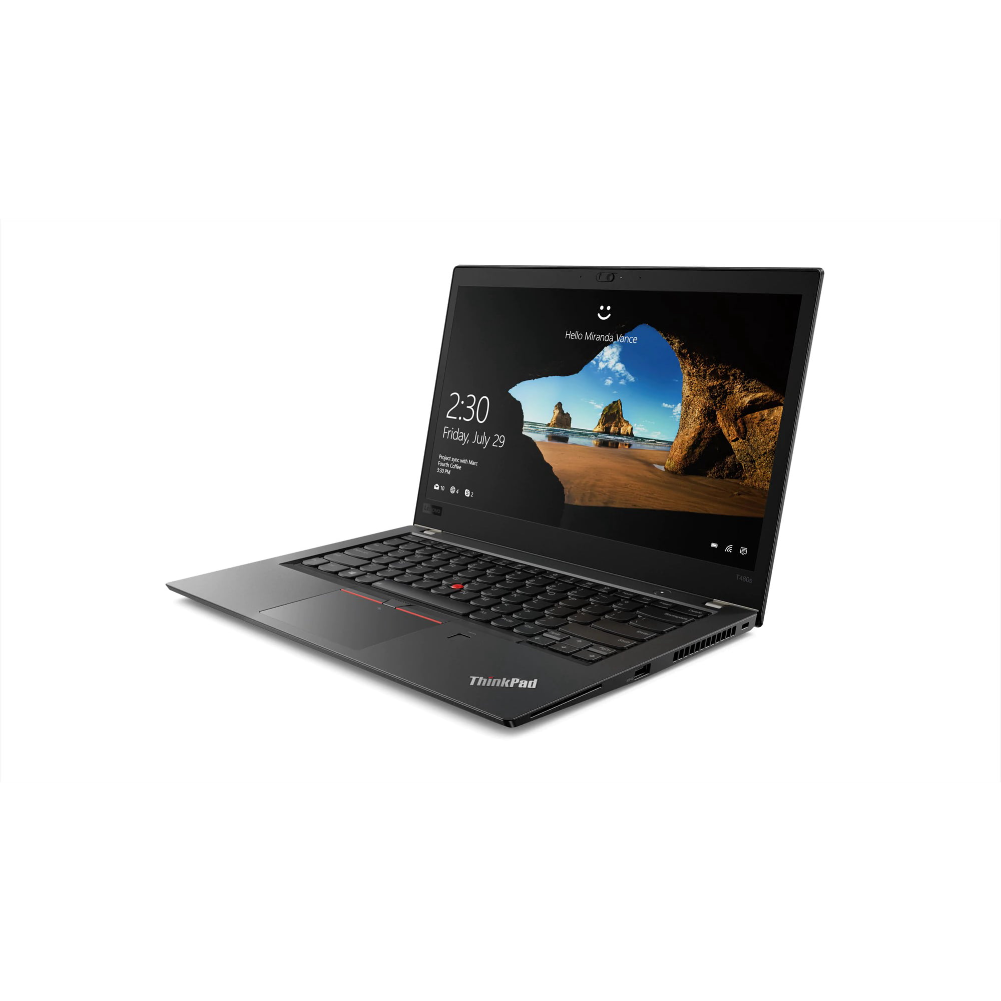 Lenovo ThinkPad T480s Home and Business Laptop (Intel i7-8650U 4-Core, 16GB  RAM, 1TB  SATA SSD, 