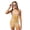 Orange Green Hippie Floral, variant on COEQINE Two Piece Taniki Swimsuit for Girls, Round Neck Top with Shorts Racerback Swimwear with Chest Pad, Modest Bathing Suit for 6-7 Year Olds, Easy Care, Pink Mermaid Scales Seashell