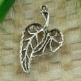 thumbnail image 2 of K-KED 90 Pcs Tibetan Silver Leaf Charms Pendant 41X23MM S3672 DIY Delicate Jewelry Making, 2 of 4