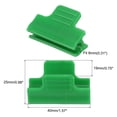 thumbnail image 2 of Uxcell Greenhouse Clamps Garden Film Row Cover Clips for 8mm Pipe, Green, 40 Pack, 2 of 5