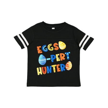 

Inktastic Eggs-pert Hunter with Easter Eggs Gift Toddler Boy or Toddler Girl T-Shirt