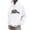 White 15001, variant on OWMEOT Letter Hoodies for Men LOS ANGELES Printed Hooded Pullover Tops Fashion Fleece Sweatshirt with Pocket