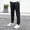 S-Black, variant on Ulitacool Boys Pants Elastic Waist Trousers Straight Leg Linen Pants For Kids Spring Summer Outdoor Play Classic Clothes Black 6-7 Years